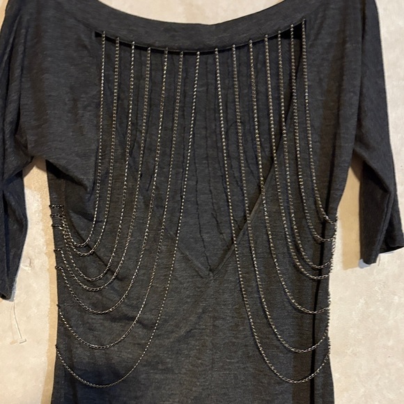 Nikibiki Black Blouse with Silver Accents - Picture 8 of 12